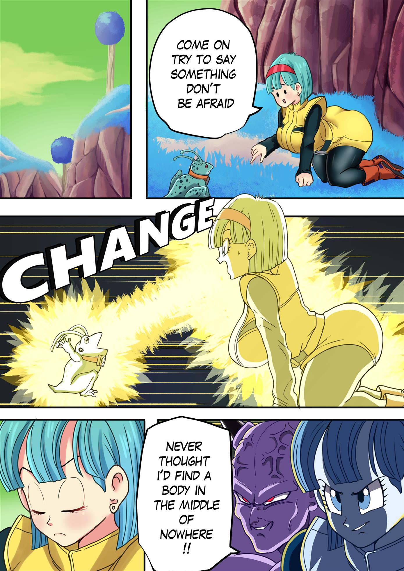 Body Change! (Dragon Ball Z) [TSFSingularity]